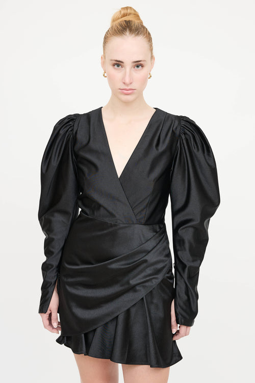 Rotate Satin Mini Dress