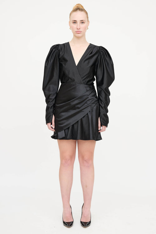 Rotate Satin Mini Dress