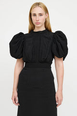 Rotate Puff Open Back Dress