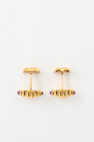 Royal De Versailles 18K Gold & Gemstone Cuff Links