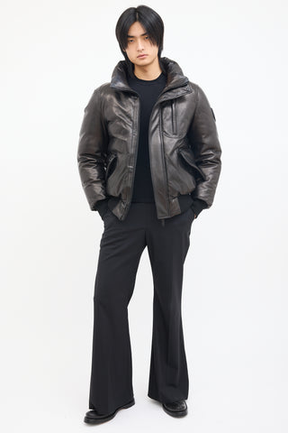 Rudsak Black  Padded Leather Jacket