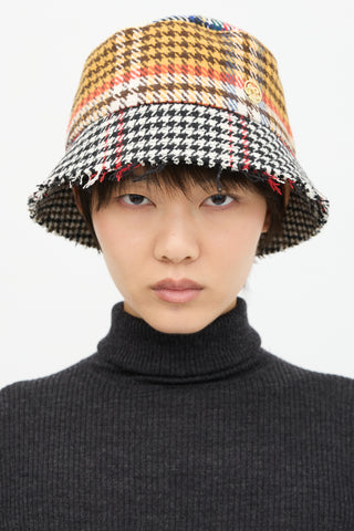 Ruslan Baginskiy Wool Patterned Bucket Hat