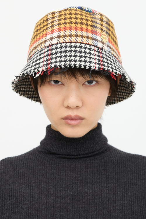 Ruslan Baginskiy Wool Patterned Bucket Hat