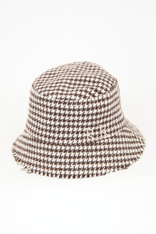Ruslan Baginskiy Wool Patterned Bucket Hat