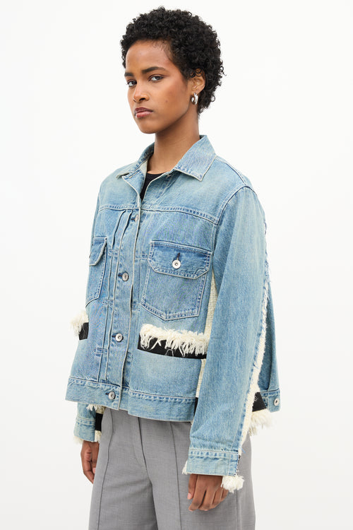 Sacai Denim & Tweed Jacket