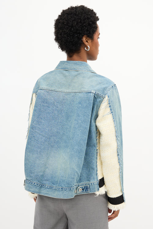 Sacai Denim & Tweed Jacket