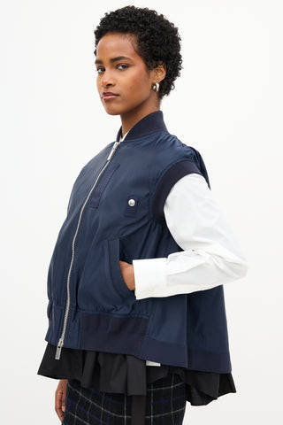 Sacai Nylon Bomber Vest
