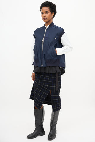 Sacai Nylon Bomber Vest