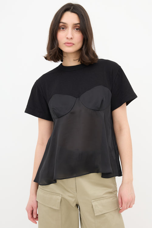 Sacai Bustier T-Shirt