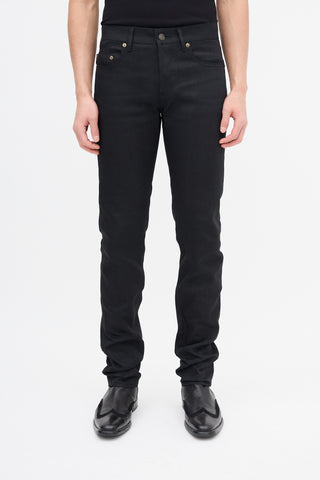 Saint Laurent Black D03 Straight Leg Jeans