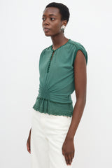 Saint Laurent Vintage Embroidered Top
