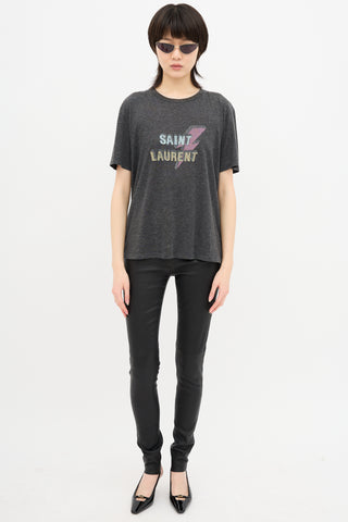 Saint Laurent Logo Graphic T-Shirt