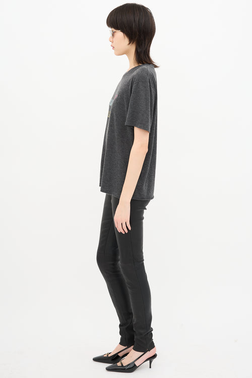 Saint Laurent Logo Graphic T-Shirt
