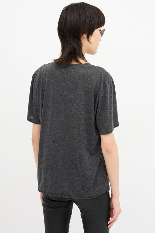 Saint Laurent Logo Graphic T-Shirt