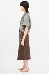 Saint Laurent Fall 2008 Wool Panelled Top