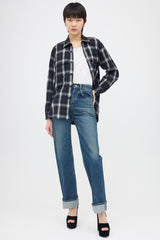 Saint Laurent Flannel Check Shirt