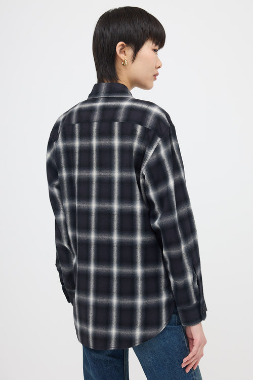 Saint Laurent Flannel Check Shirt