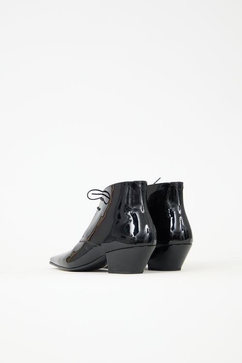 Saint Laurent Patent Leather Jonas Boot