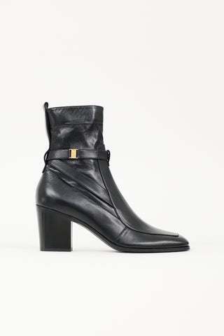 Saint Laurent Leather Michelangelo Boot