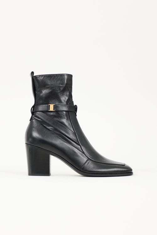 Saint Laurent Leather Michelangelo Boot