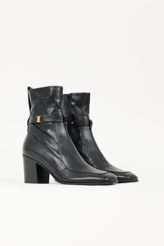Saint Laurent Leather Michelangelo Boot