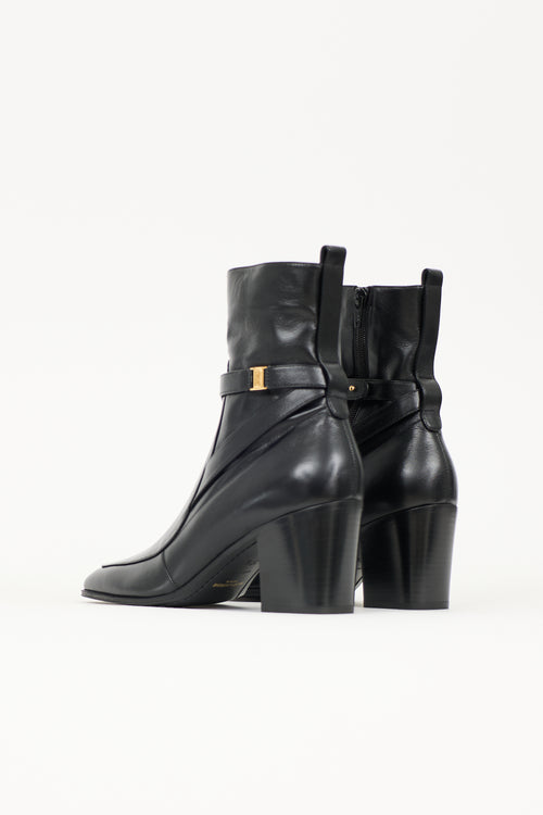 Saint Laurent Leather Michelangelo Boot