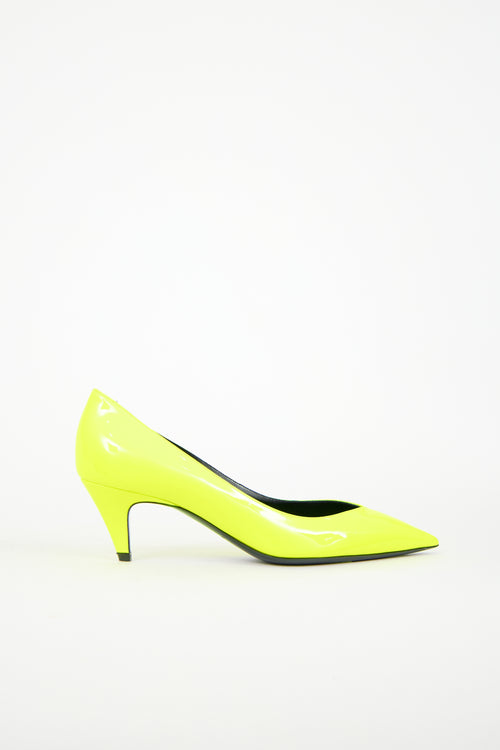 Saint Laurent Patent Leather Kiki Pump