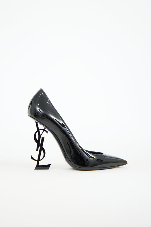 Saint Laurent Patent Opyum Heel