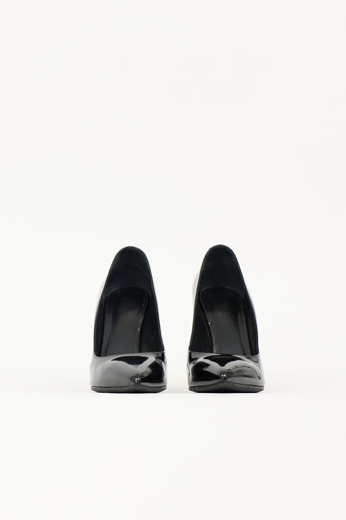 Saint Laurent Patent Zoe Pump