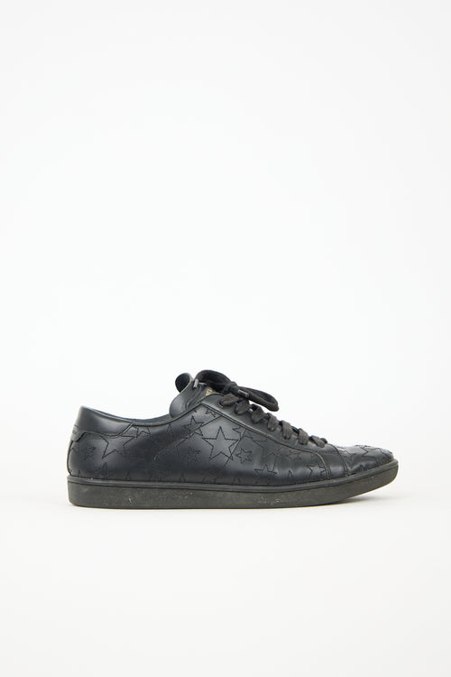 Saint Laurent Leather Court Star Sneaker
