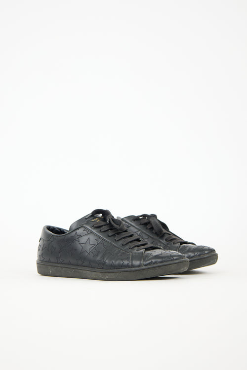 Saint Laurent Leather Court Star Sneaker