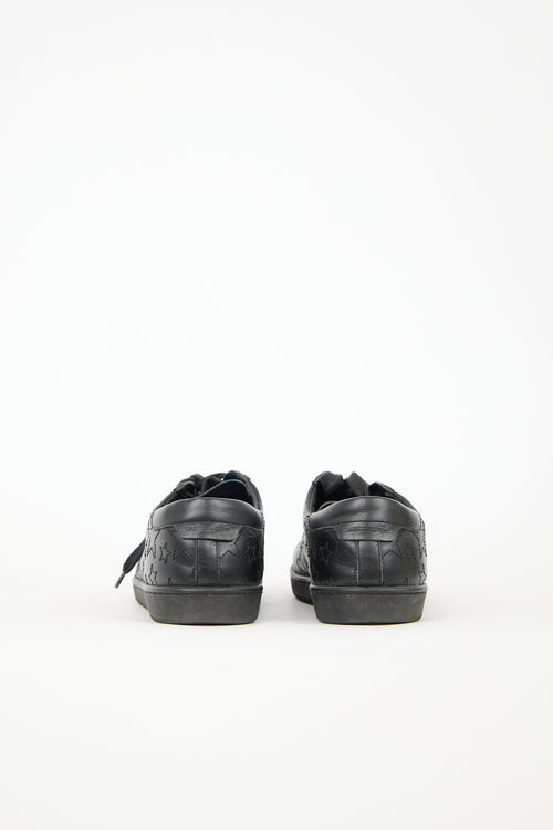 Saint Laurent Leather Court Star Sneaker