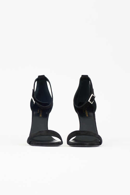 Saint Laurent Suede Grace Heel