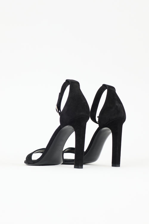 Saint Laurent Suede Grace Heel