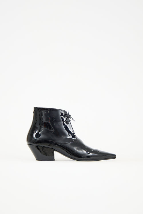 Saint Laurent Patent Leather Jonas Boot