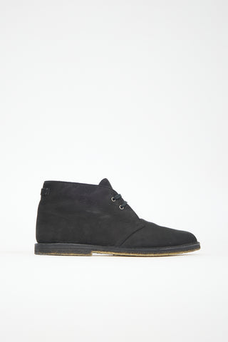 Saint Laurent Suede Oran Lu Boot
