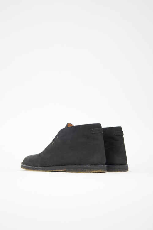 Saint Laurent Suede Oran Lu Boot