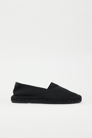 Saint Laurent Canvas Espadrille Flat