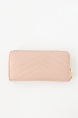 Saint Laurent Leather Cassandre Zip Wallet