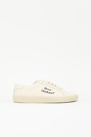 Saint Laurent Distressed Court Classic Sneaker
