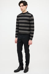 Prada Wool Zip Hem Pant