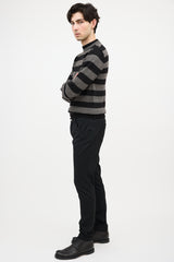 Prada Wool Zip Hem Pant