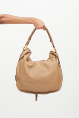 Chloé Brown Leather Marcie XL Tote Bag