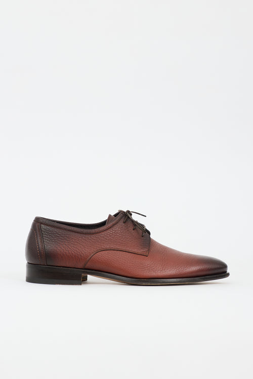 Santoni Gradient Leather Derby