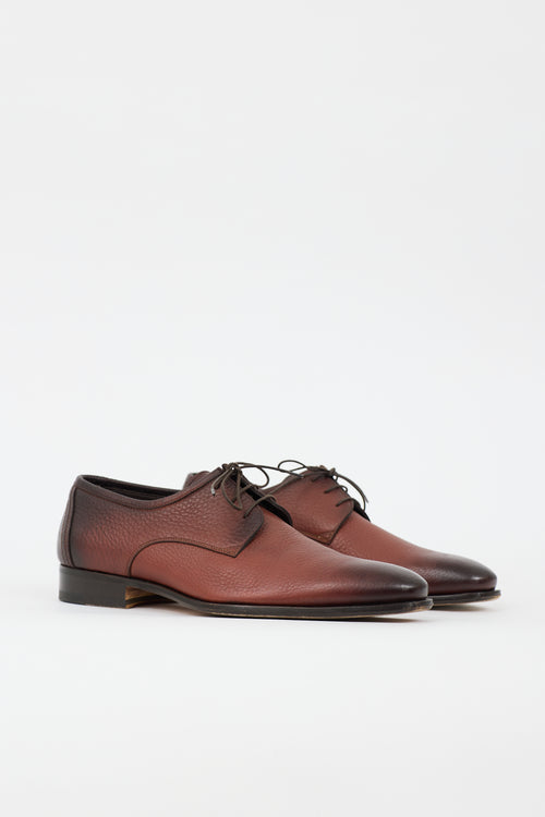 Santoni Gradient Leather Derby