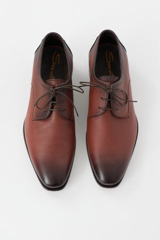 Santoni Gradient Leather Derby