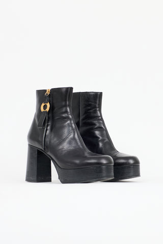 See by Chloé Leather Jenny Platform Boot