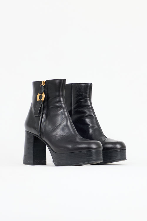 See by Chloé Leather Jenny Platform Boot