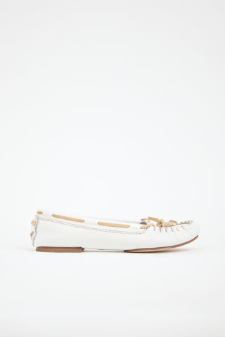 See by Chloé Leather Boat Flat