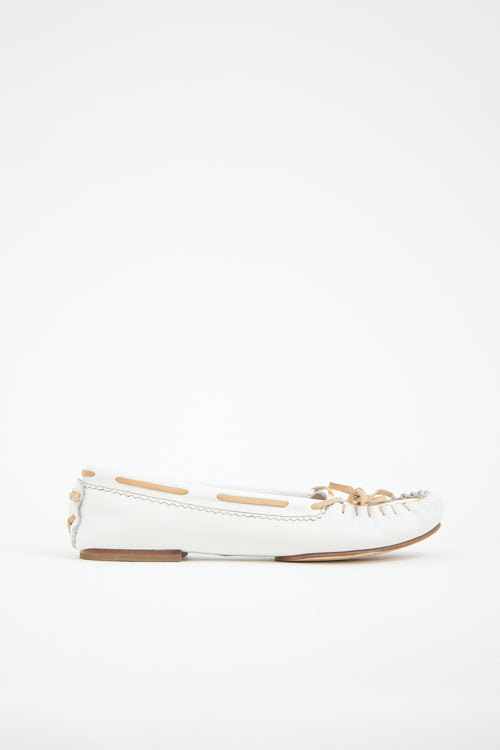 See by Chloé Leather Boat Flat